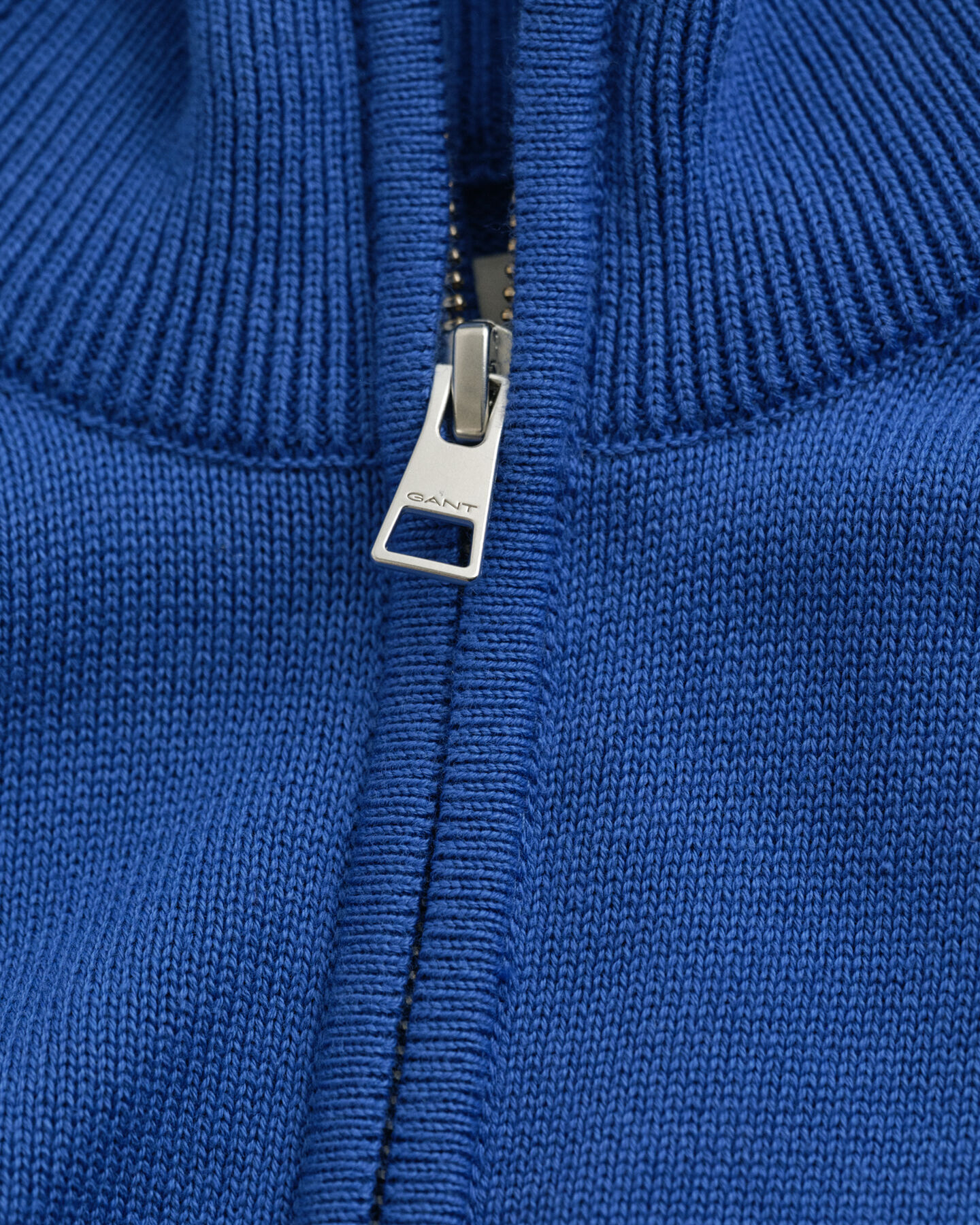 Casual vest van katoen met ritssluiting