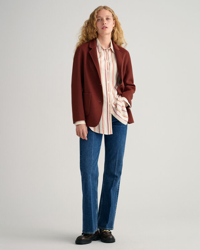 Relaxed Fit overhemd met multistreep