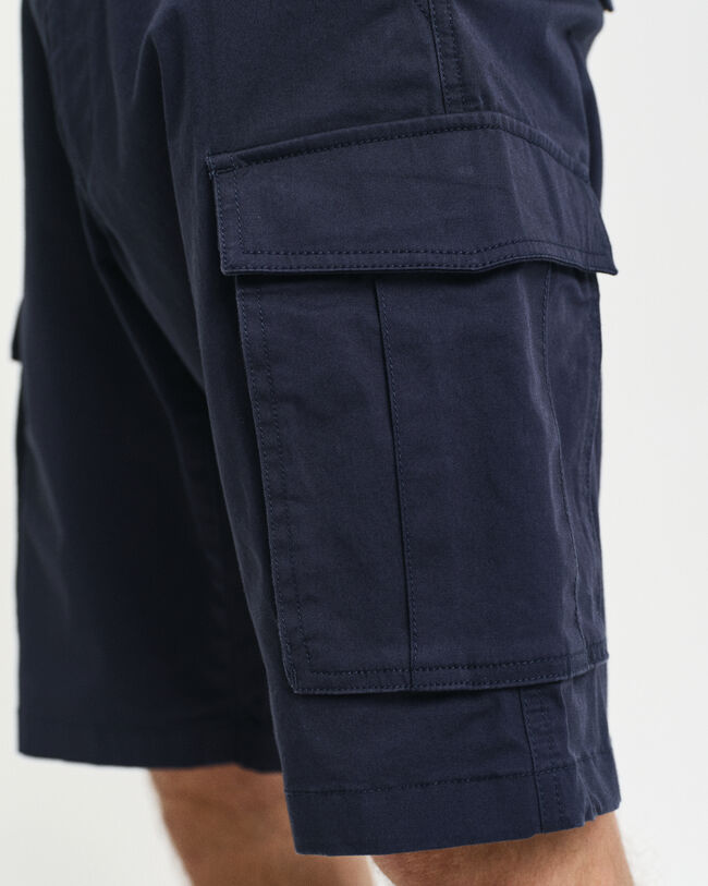 Relaxed Fit cargoshort van keperstof
