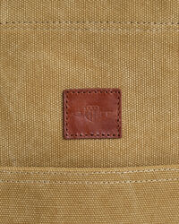 Draagtas van verwassen canvas