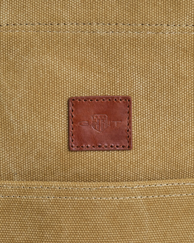 Draagtas van verwassen canvas