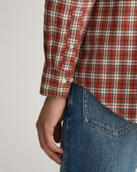 Regular Fit flanellen geruit overhemd