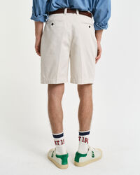 Relaxed Fit chinoshort van katoenkeper