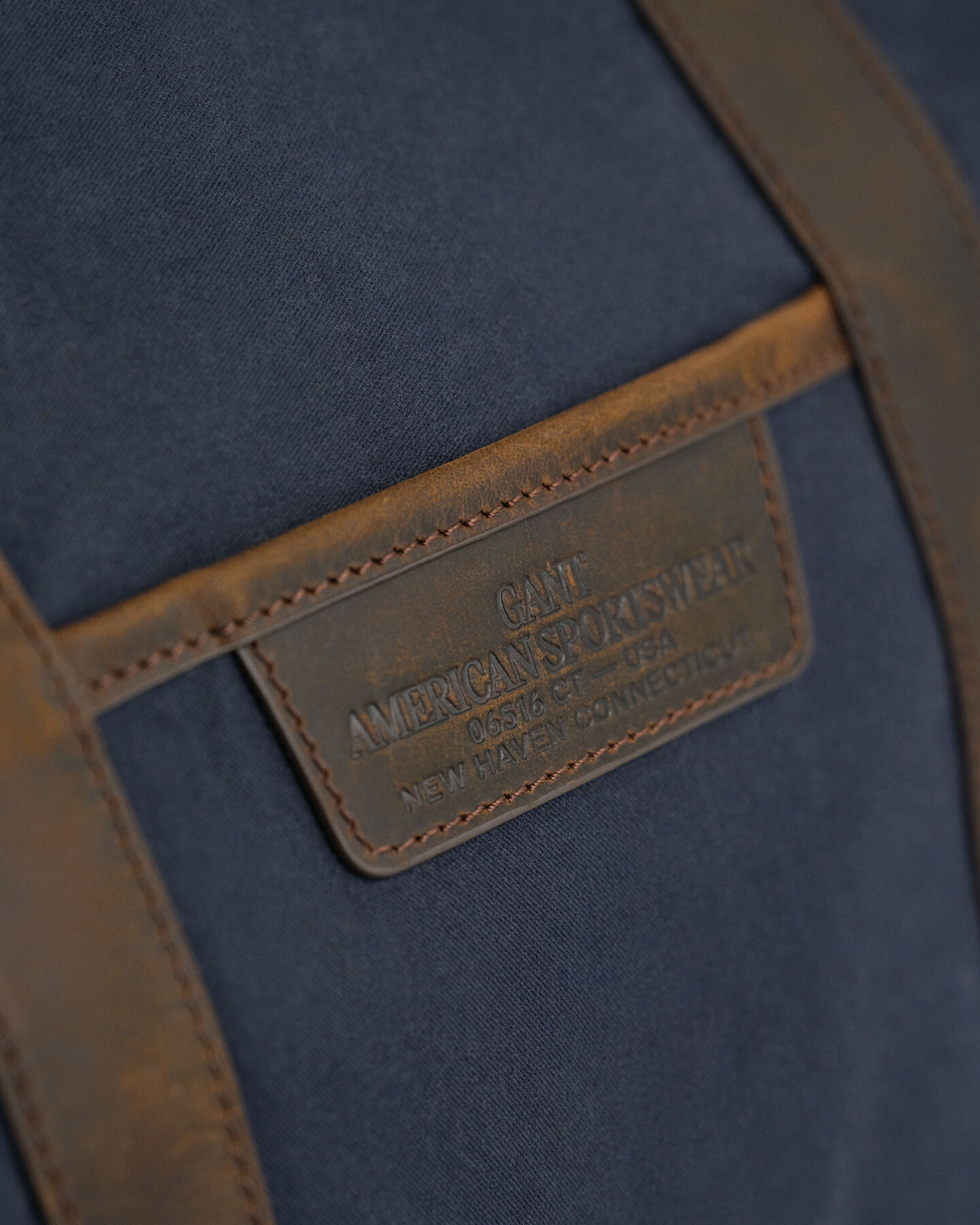 Duffeltas van gewaxt katoen