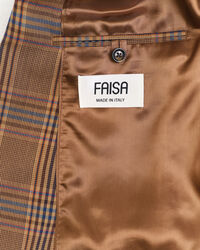 Relaxed Fit wollen blazer met ruiten