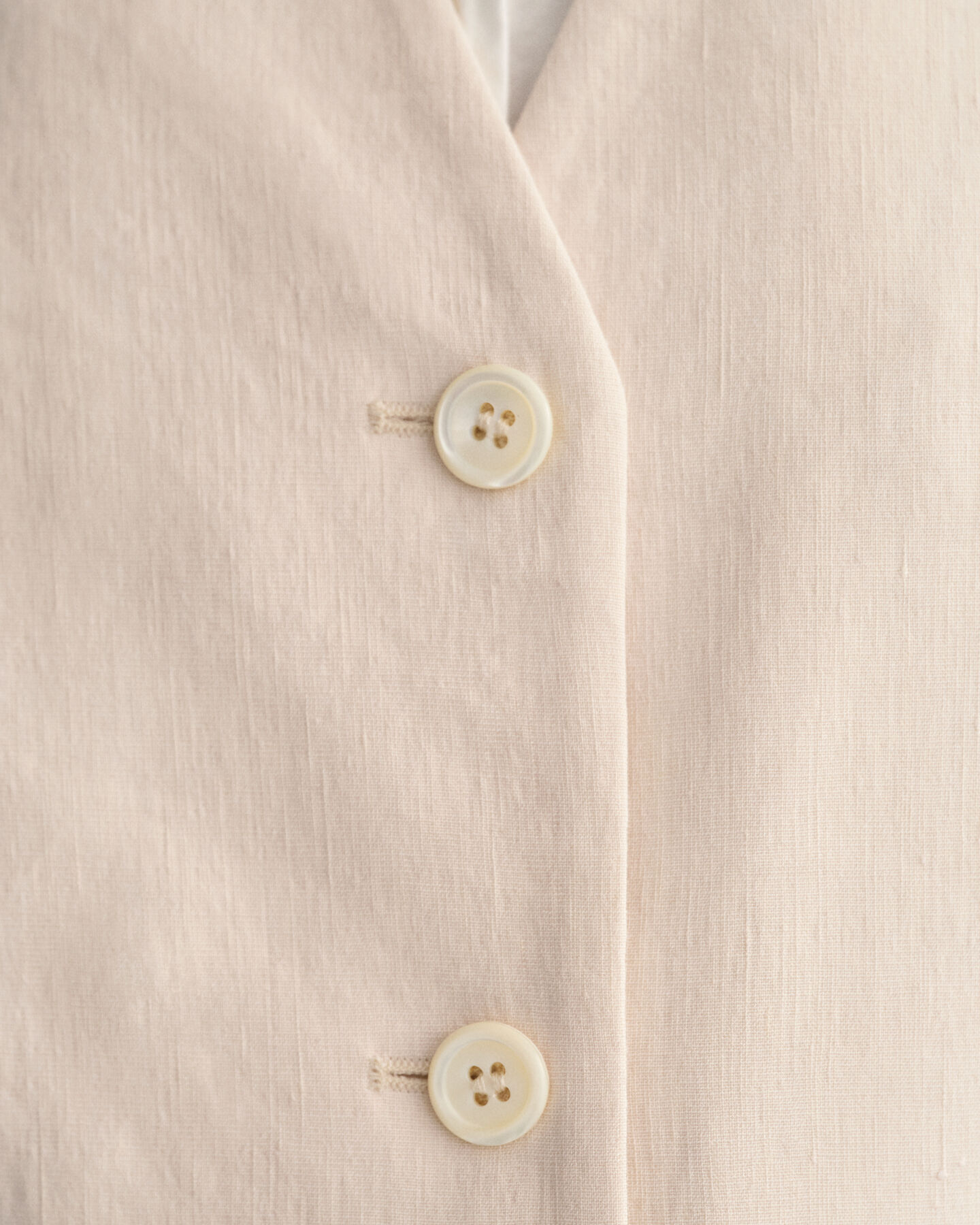 Regular Fit gilet van linnen met stretch