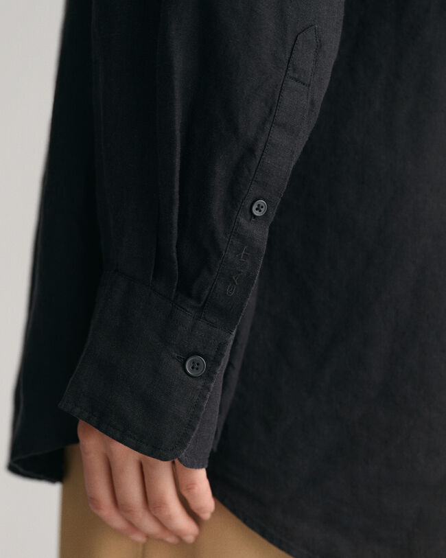 Oversized linnen overhemd