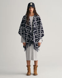G Patterned poncho