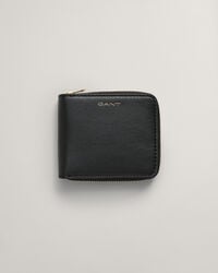 Leren portemonnee met rits