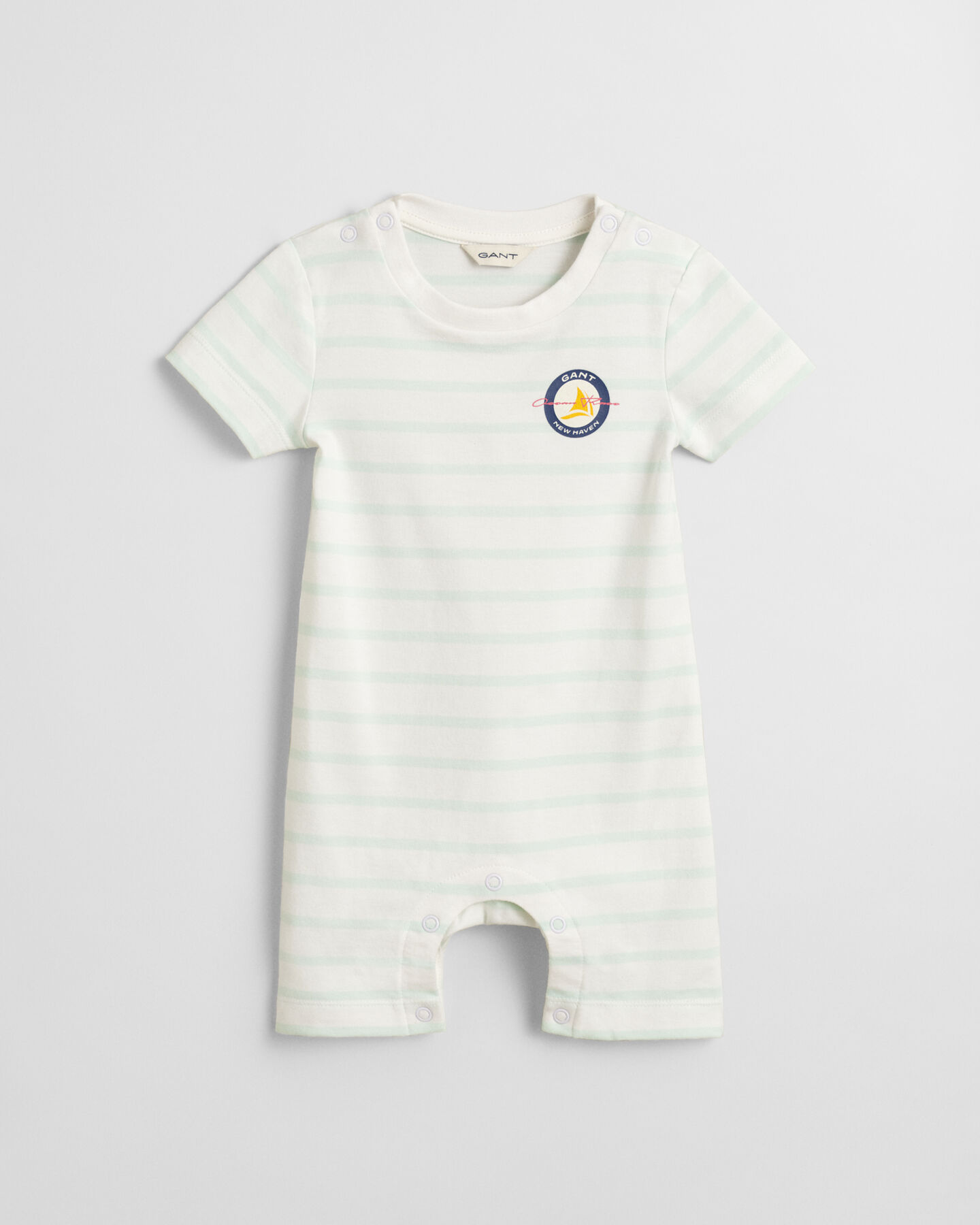 Baby gestreepte jersey romper