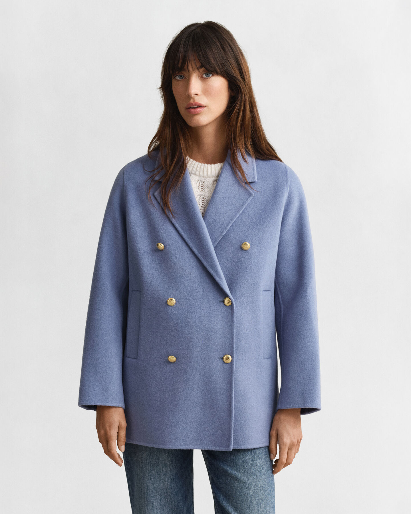 Jekker met handgestikt detail