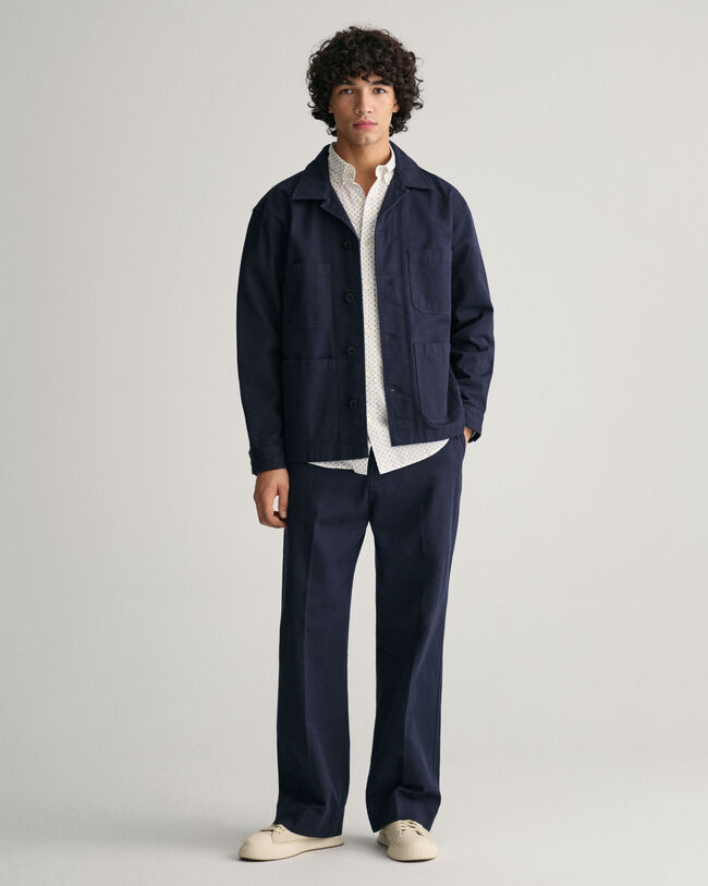 Regular Fit overhemd met microprint