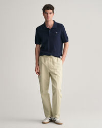 Structured polotrui van katoen