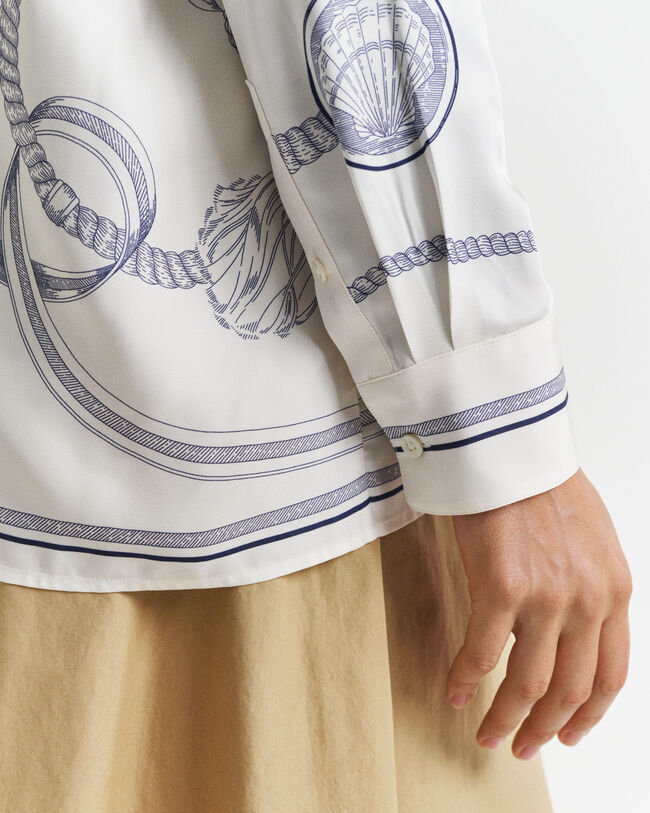 Relaxed Fit Sailing Print overhemd