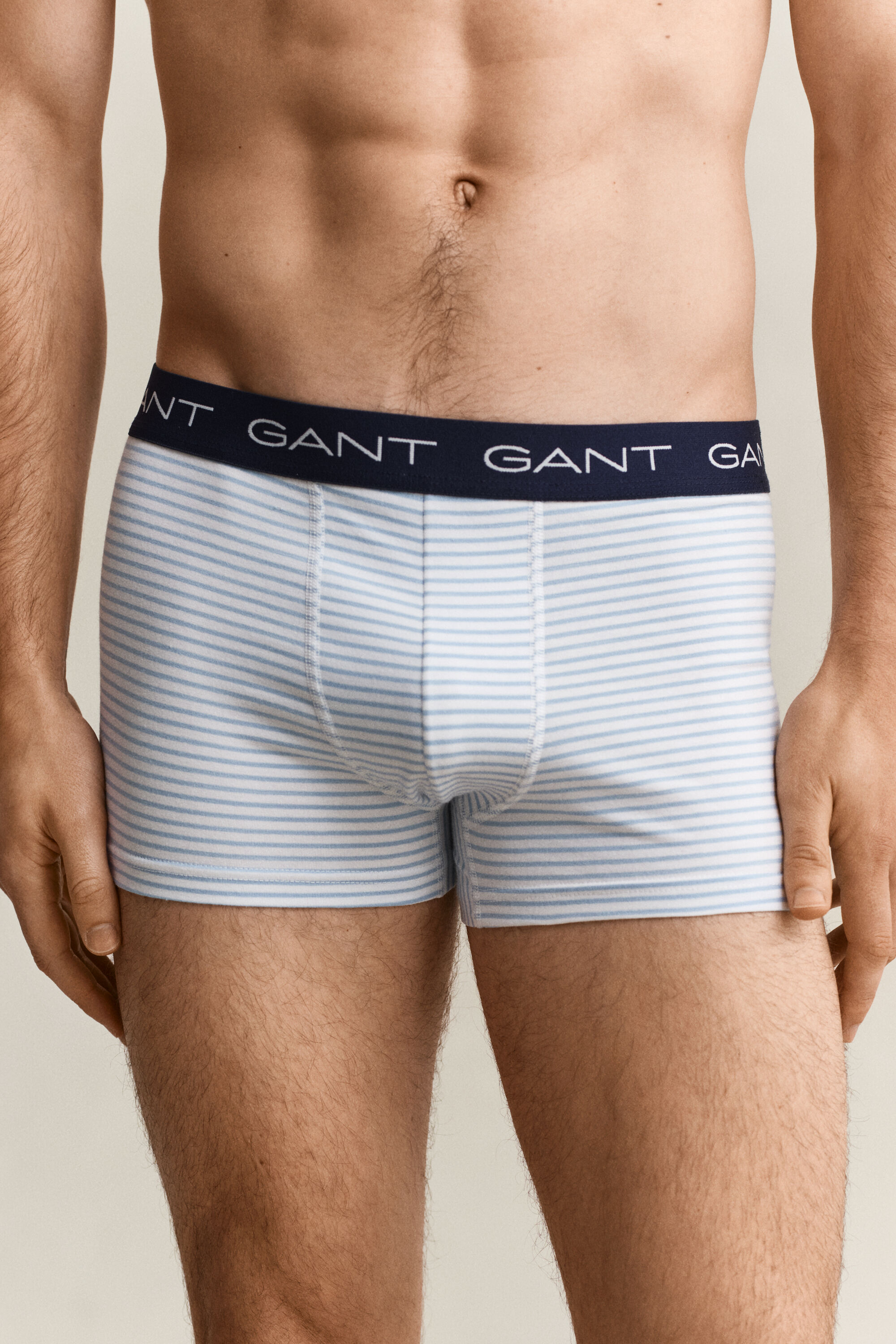 Set van drie gestreepte boxershorts