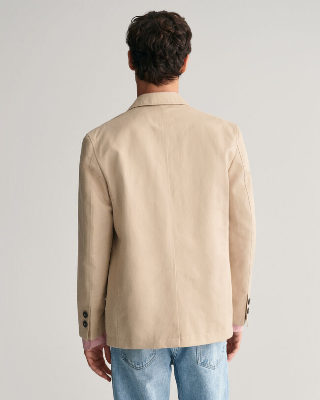 Regular Fit katoenen blazer