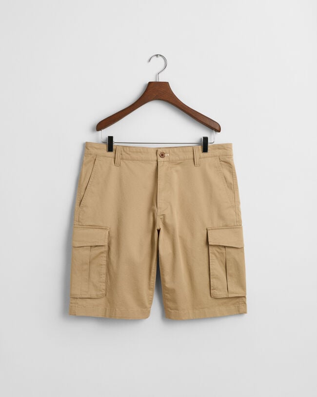 Relaxed Fit cargoshort van keperstof