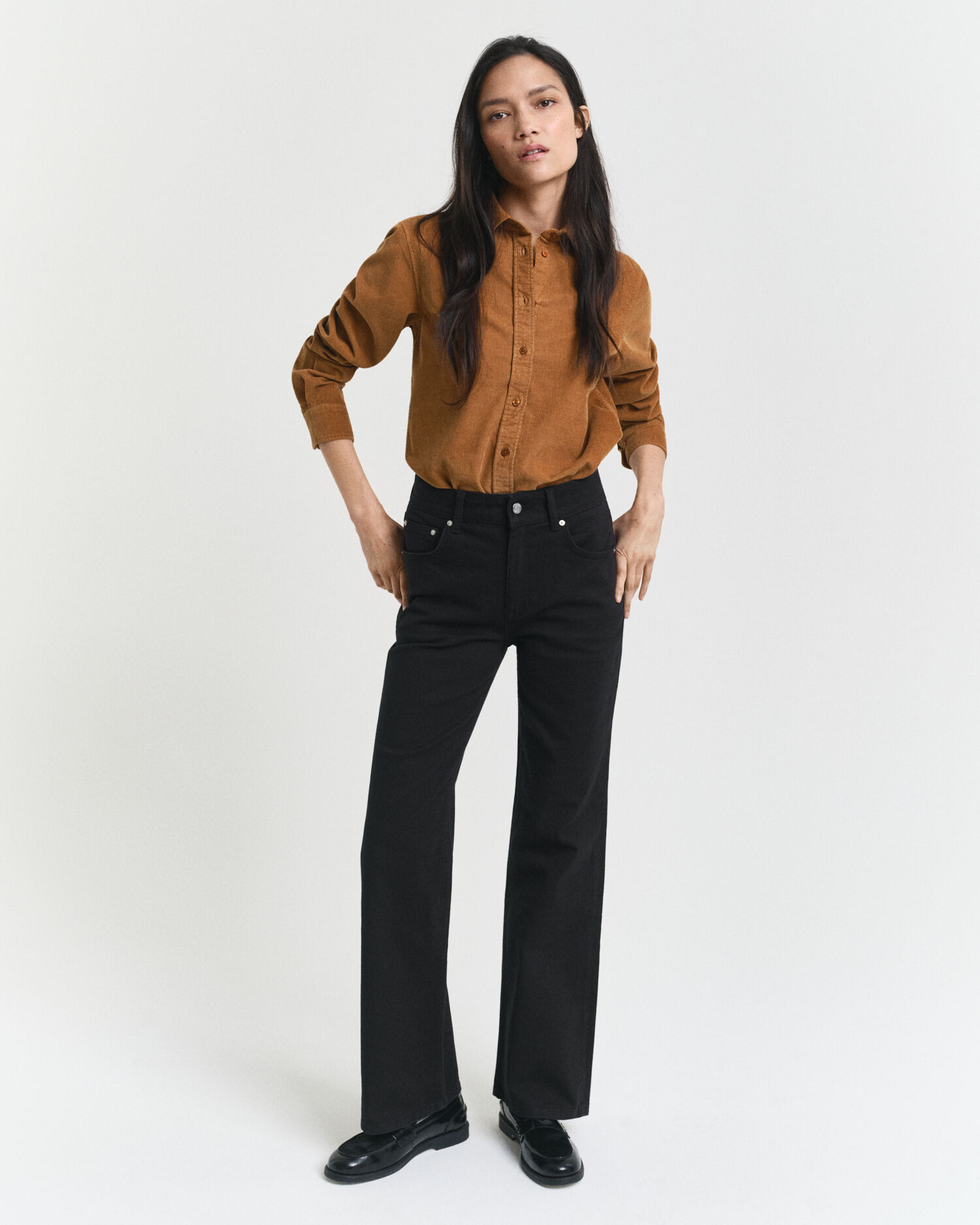 Regular Fit corduroy overhemd