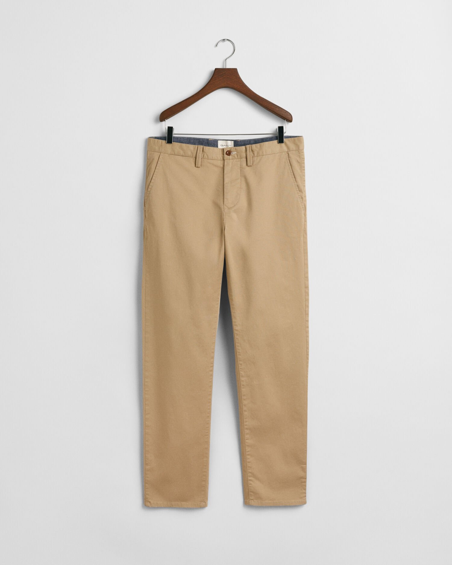 Regular Fit chino van keperstof