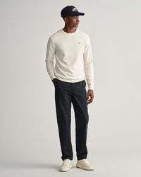 Trui met ronde hals van buitengewoon zachte lamswol