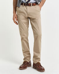 Slim Fit chino van keperstof