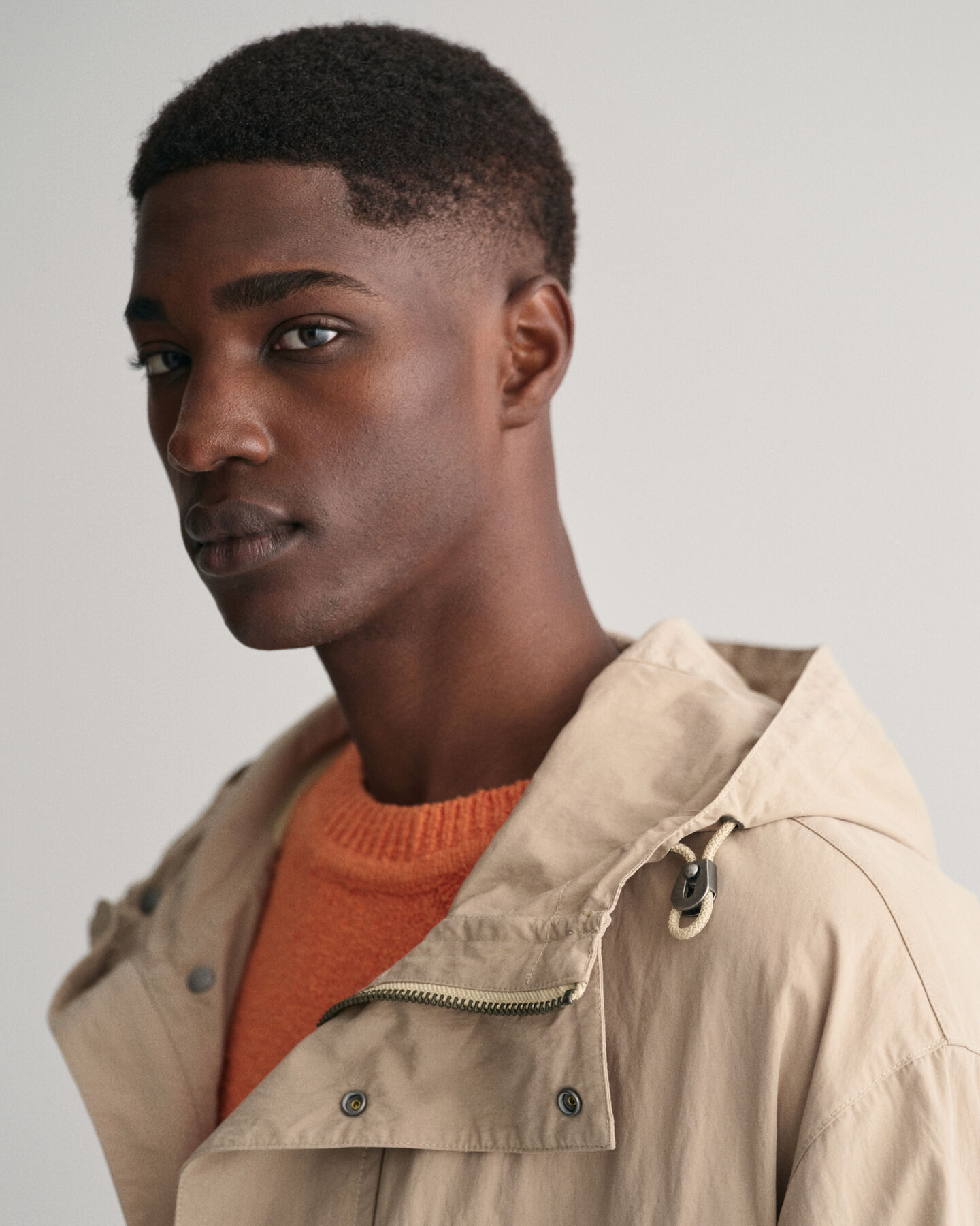 Katoenen Windbreaker