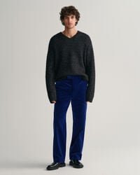 Fluwelen kostuumbroek