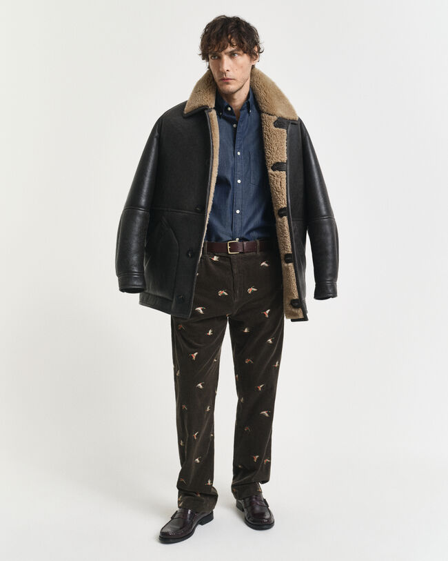 Regular Fit indigo overhemd