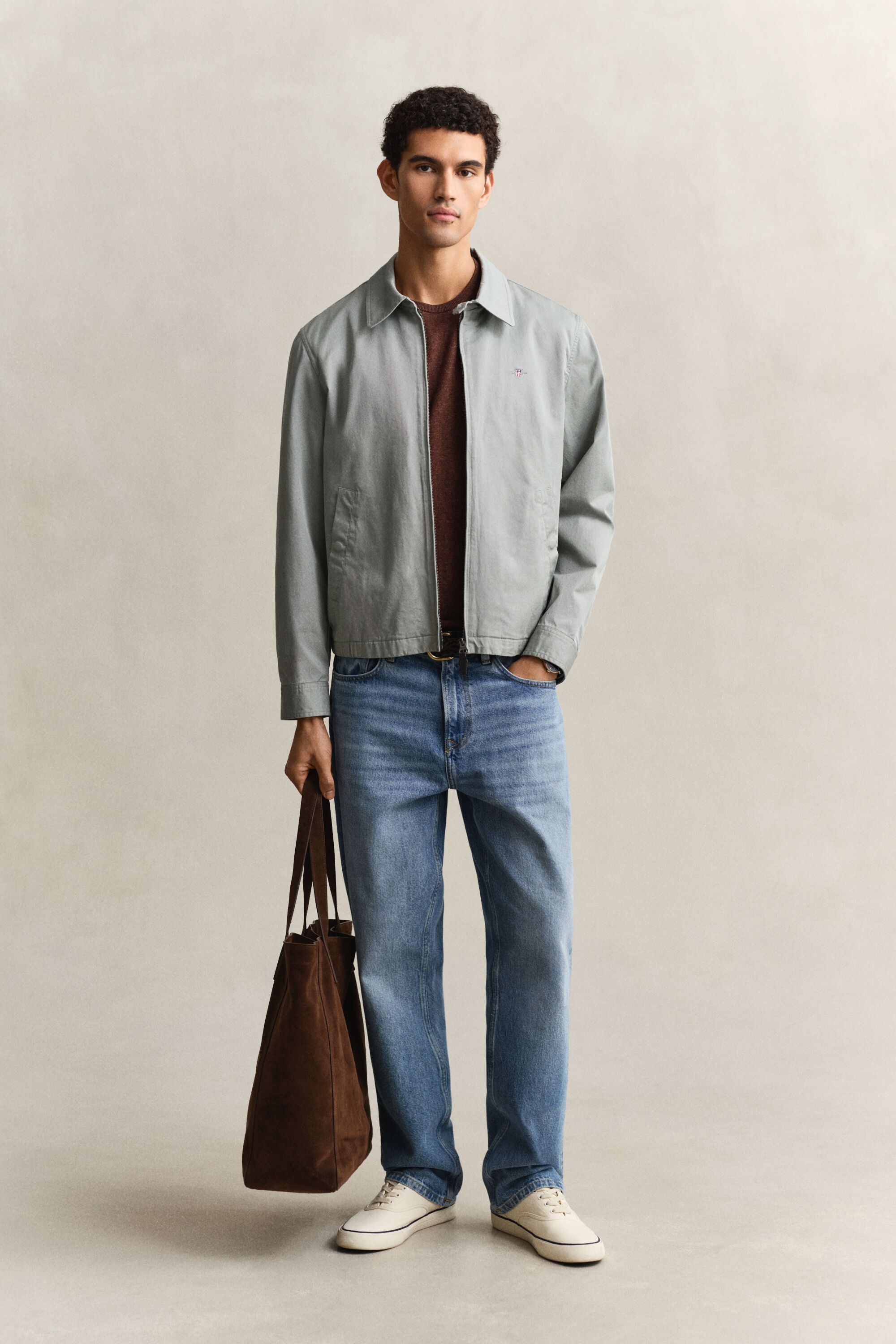 Katoenen Windcheater jack