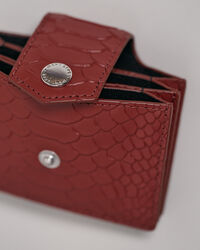 Icon G leren visitekaartjeshouder