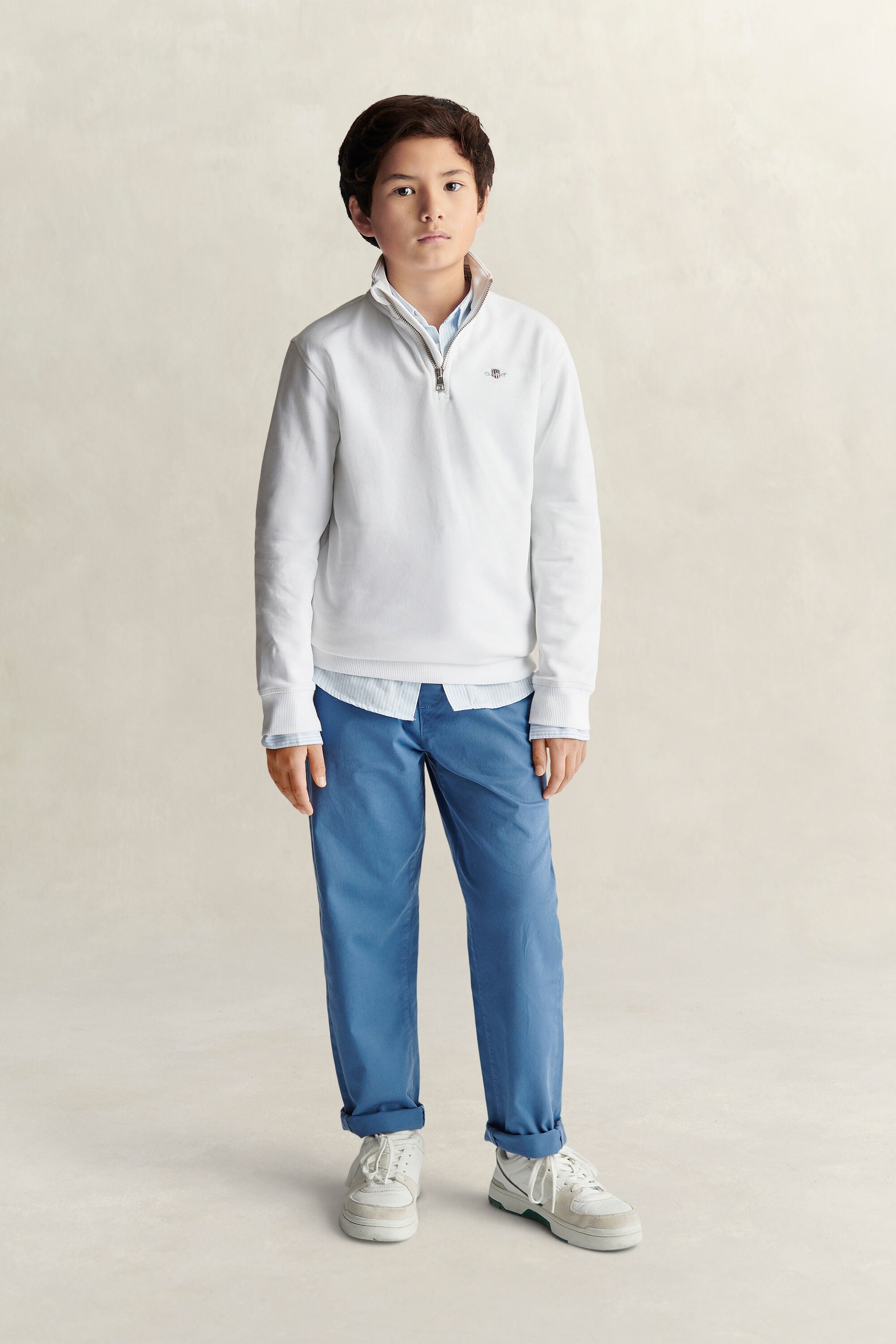 Teen Boys sweatshirt met korte rits