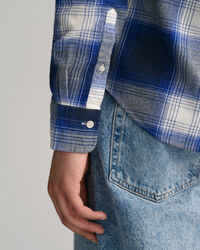 Regular Fit flanellen overhemd met schaduwruitje