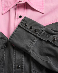 Wrangler x GANT Relaxed Fit Neon Western shirt