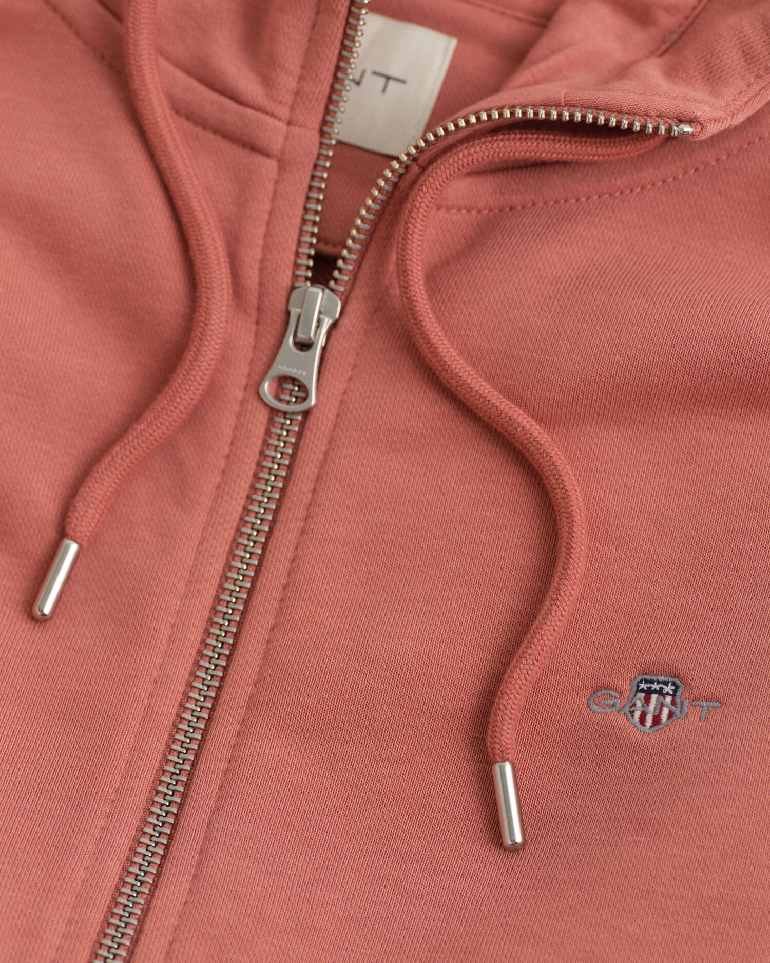 Shield hoodie met ritssluiting