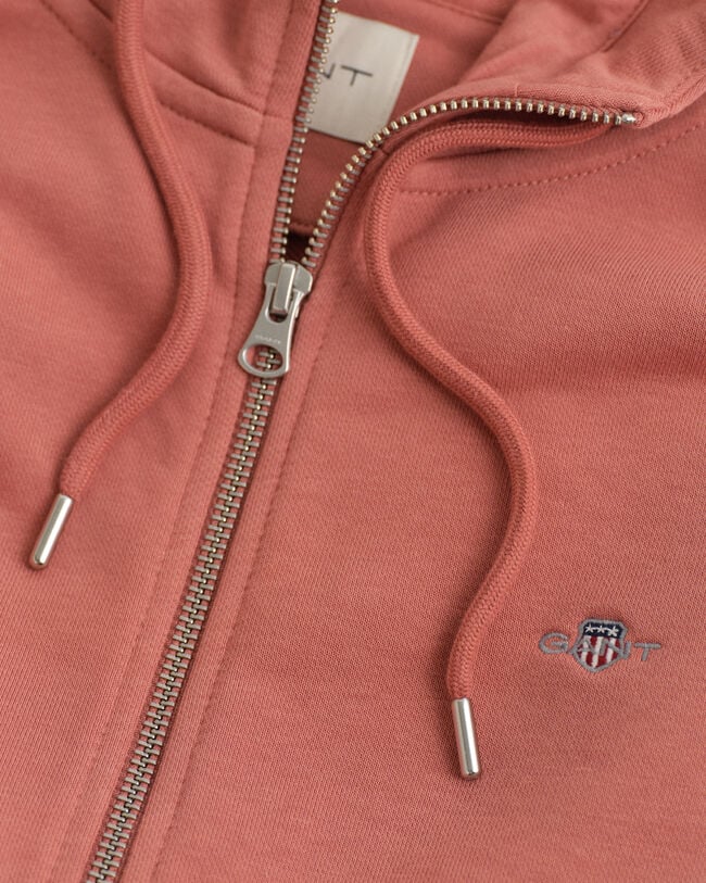 Shield hoodie met ritssluiting