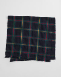 Foulard sjaal van merinoswol met ruitjes