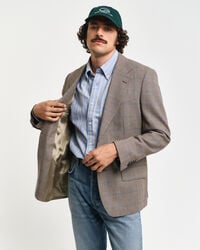 Relaxed Fit blazer met Glen-ruitmotief