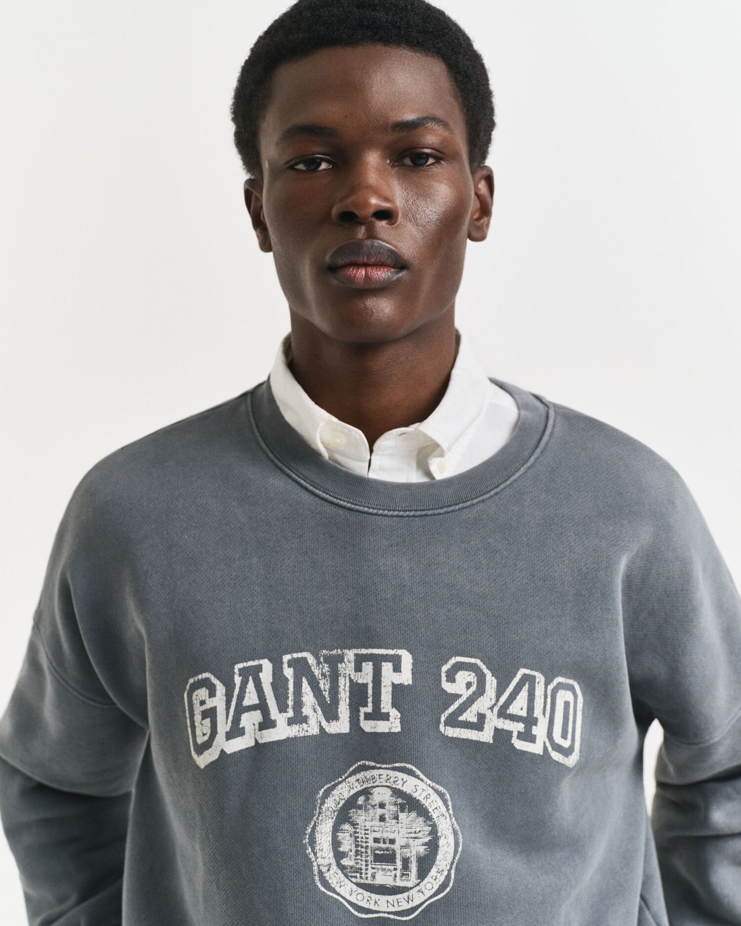 Graphic sweatshirt met ronde hals