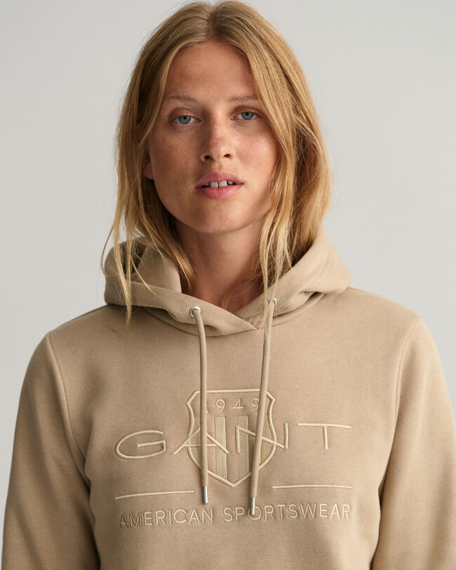 Tonal Shield hoodie