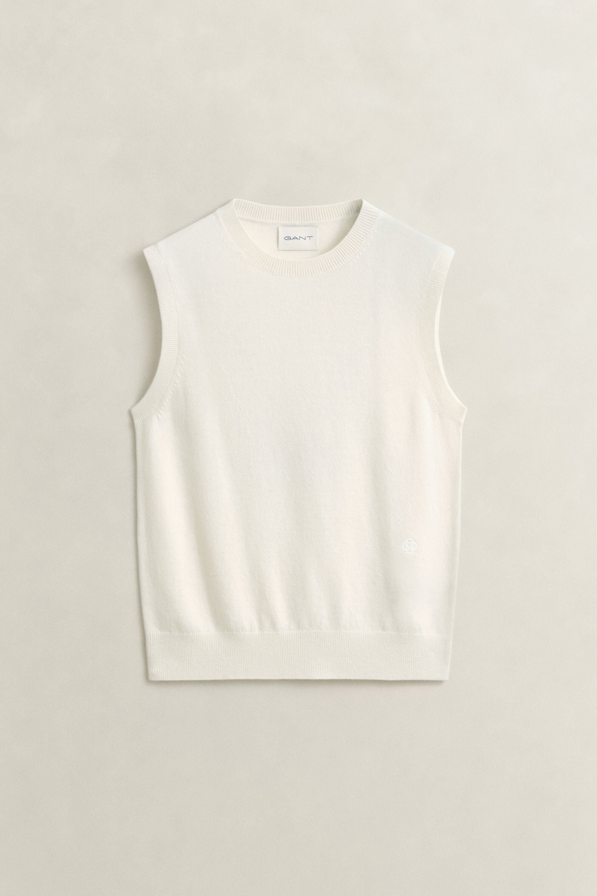 Gebreid wollen vest