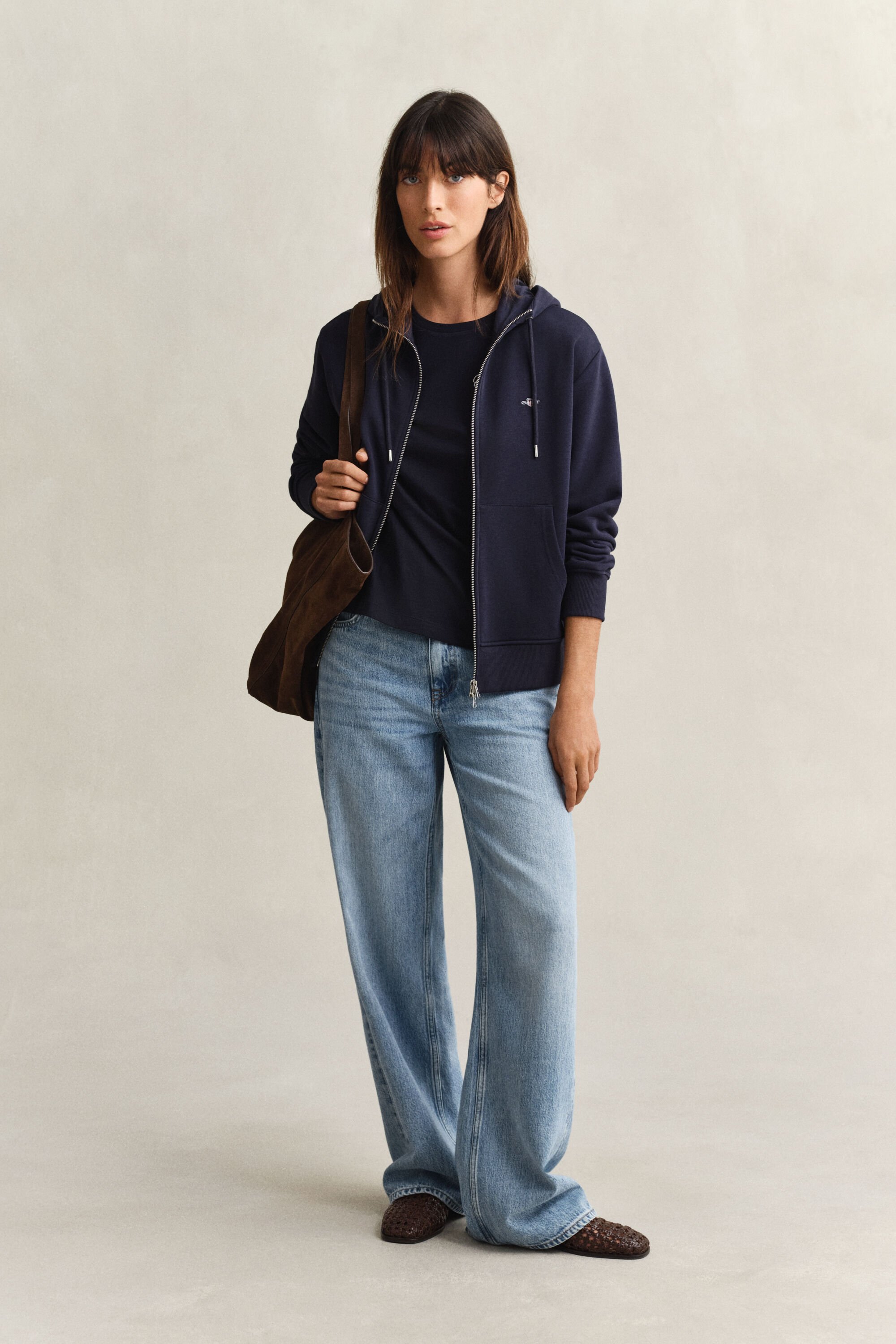 Shield hoodie met ritssluiting