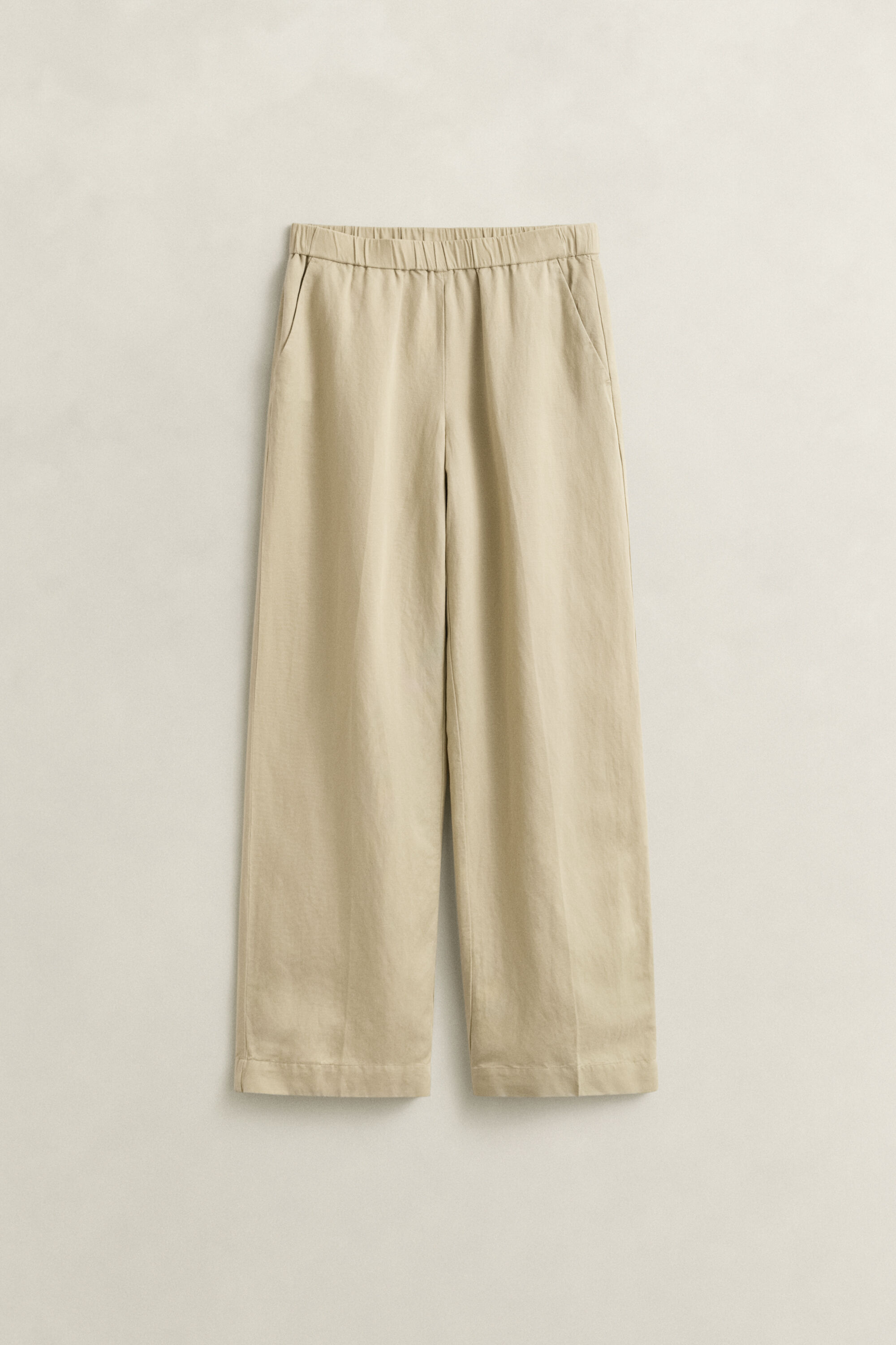 Broek van linnenmix