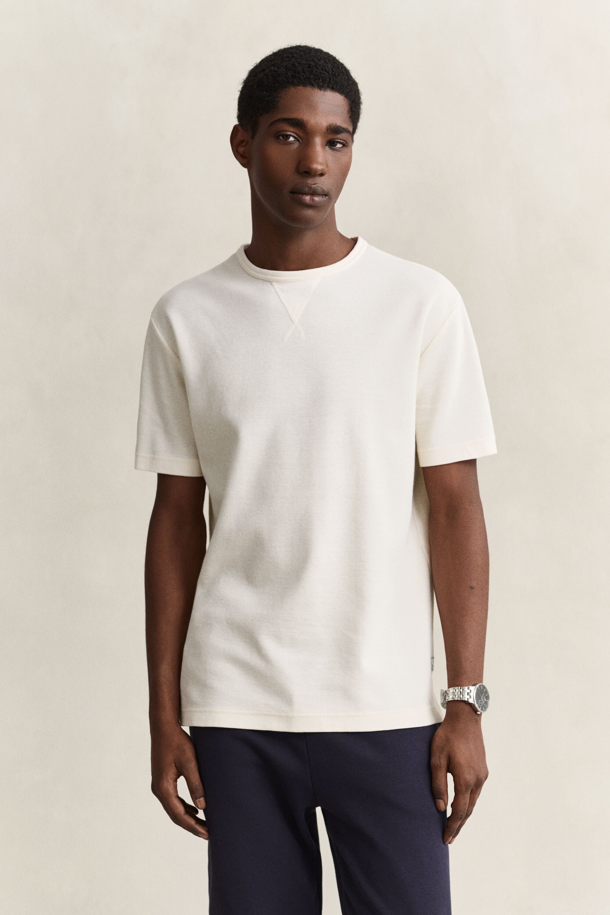 T-shirt met textuur