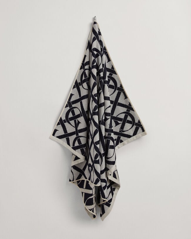 Monogram strandlaken