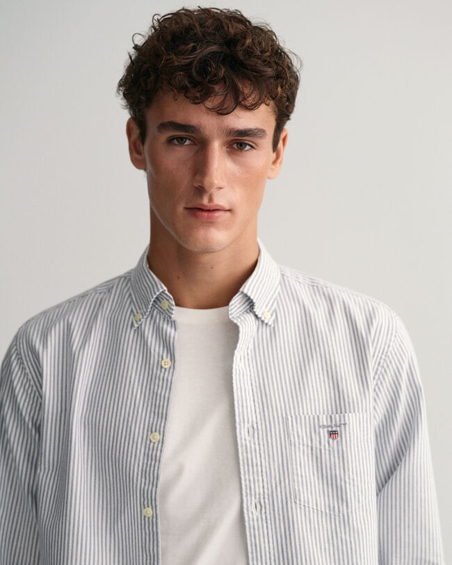 Regular Fit Banker Oxford-overhemd