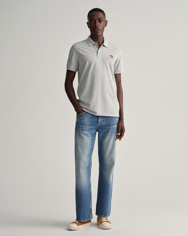 Archive Shield piqu&eacute; poloshirt