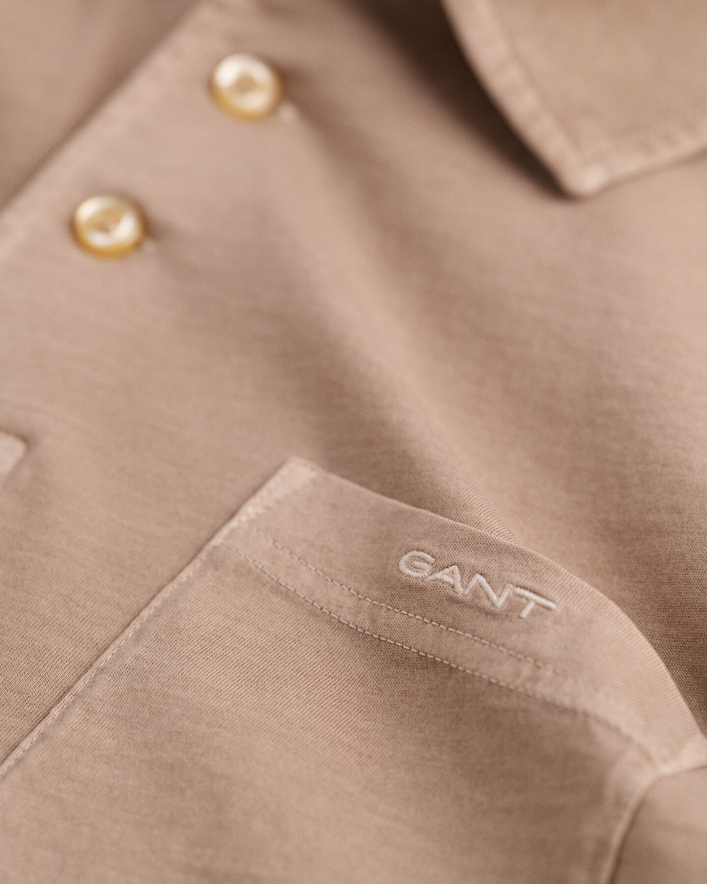 Sunfaded jersey poloshirt