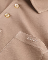 Sunfaded jersey poloshirt