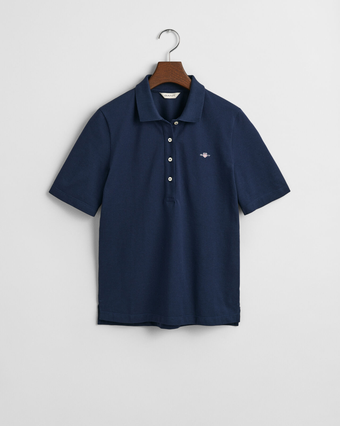 Shield piqué poloshirt