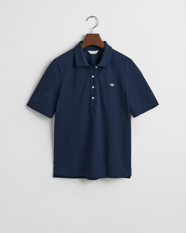 Shield piqué poloshirt